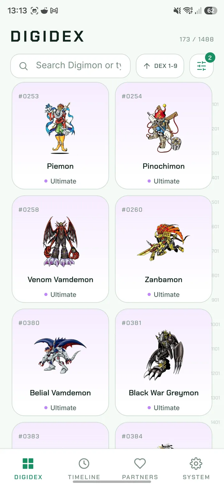 Digidex screenshot 4